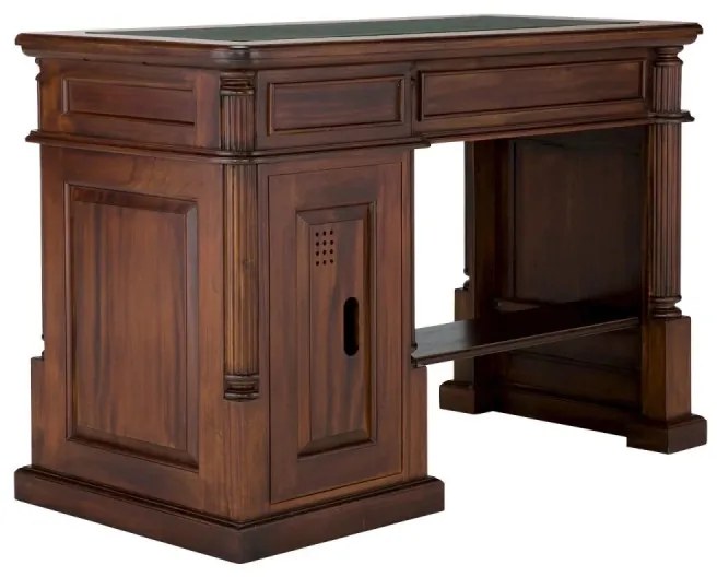 furniture-nabytek.cz - Masívny písací stôl Cambridge z mahagónu, lakovaný, hnedý – 120×60×80 cm