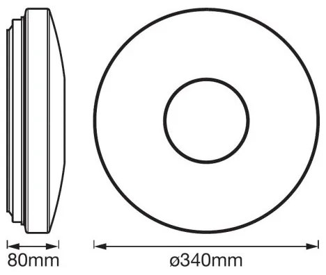 Ledvance - LED RGBW Stmievateľné stropné svietidlo SMART+ KITE LED/18W/230V Wi-Fi