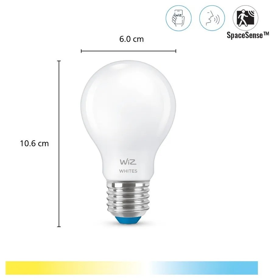 LED smart žiarovka E27, 7 W – WiZ