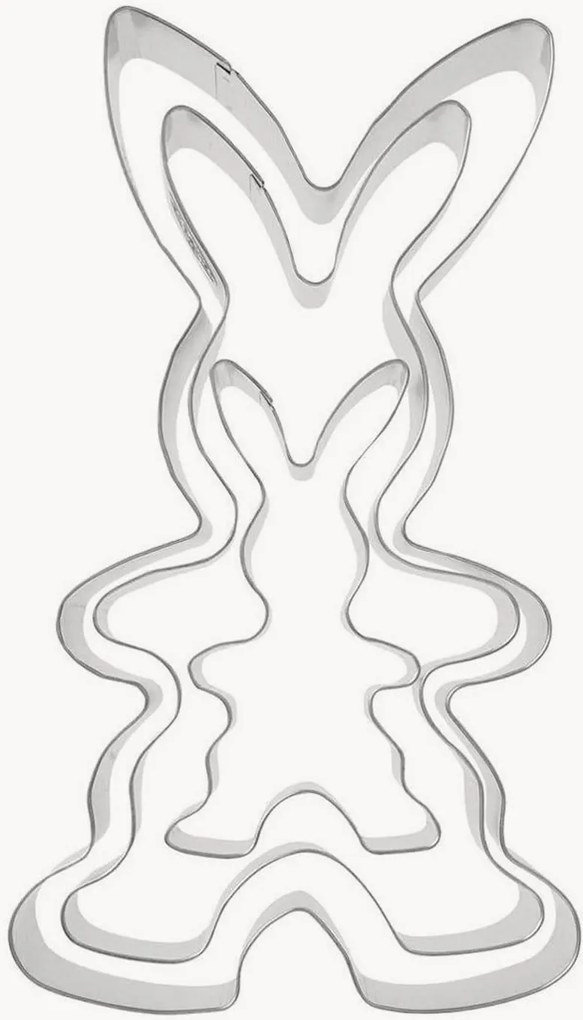 Vykrajovačky na sušienky Hasenfamilie, 3 ks