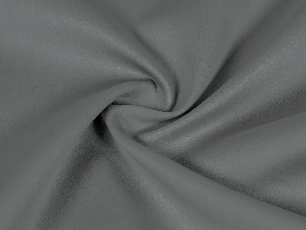 Biante Dekoračný oválny obrus BKU-119 Antracitovo sivý 140x180 cm