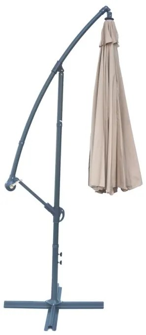 Rojaplast Slnečník EXCLUSIVE boční, béžový