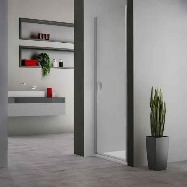 Roltechnik Outlet Jednokrídlové sprchové dvere pre inštaláciu do niky DCN1 - bez vaničky ROTH-Variant: šírka: 90 cm - (DCN1/90 - 736-9000000-00-02), …