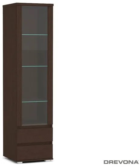 Drevona, vitrína, REA AMY 21, dub bardolino