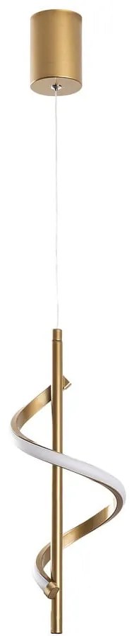 LED závesné svietidlo v zlatej farbe ø 16 cm Likma – Opviq lights