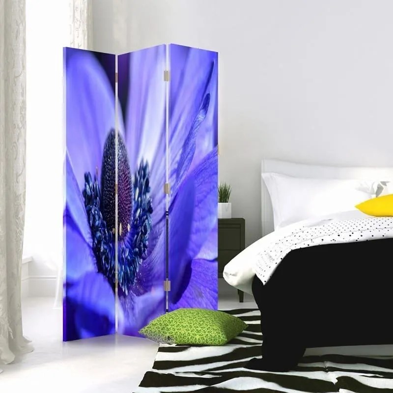 Gario Paraván Srdce fialového kvetu Rozmery: 180 x 170 cm, Prevedenie: Otočný paraván 360°