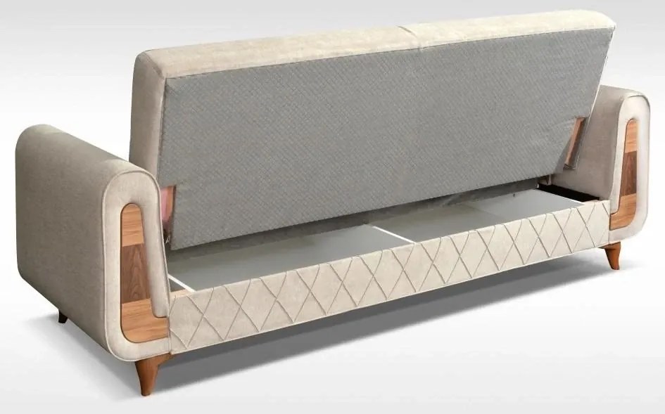 pohovka Blanka, béžová (salvador 2/malé pol. botanical)