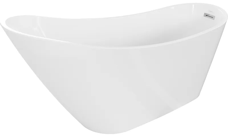 Mexen OVIEDO VOĽNE STOJACA VANA Biela 170 x 76 CM + sifón automat, 51561707600