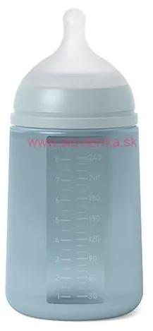 SUAVINEX - dojčenská fľaša 240 ml M Colour ESSENCE - modrá