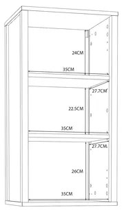 Závesná skrinka do kúpeľne IPSARION