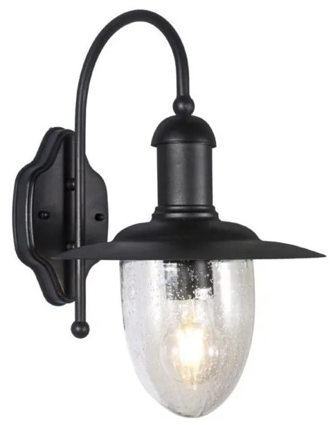 Vonkajšie nástenné svietidlo TALISA 1xE27/60W/230V IP44 čierna