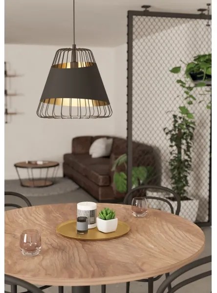 Eglo 49509 - Luster na lanku AUSTELL 1xE27/60W/230V