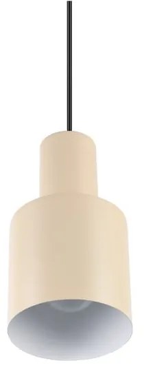 Žlté závesné svietidlo s kovovým tienidlom ø 12 cm Agudo – Trio