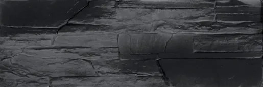 Obklad Fineza Brelo antracit 37,5x12,5 cm reliéfna BRELOAN, (bal. 0,420 m2 )