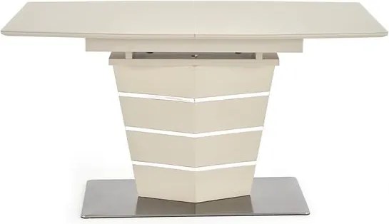 Rozkladací jedálenský stôl 140-180 cm Suena (biela + strieborná) (pre 6 8 osôb). Vlastná spoľahlivá doprava až k Vám domov. 1048600