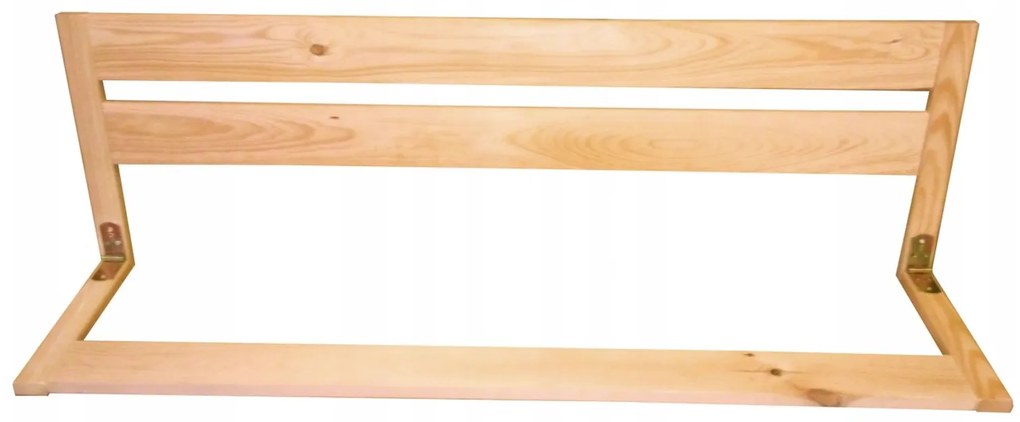 ČistéDřevo Drevená bezpečnostná zábrana do postele 67 cm