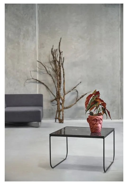 Červený kvetináč Villa Collection Calbe, výška 22,5 cm