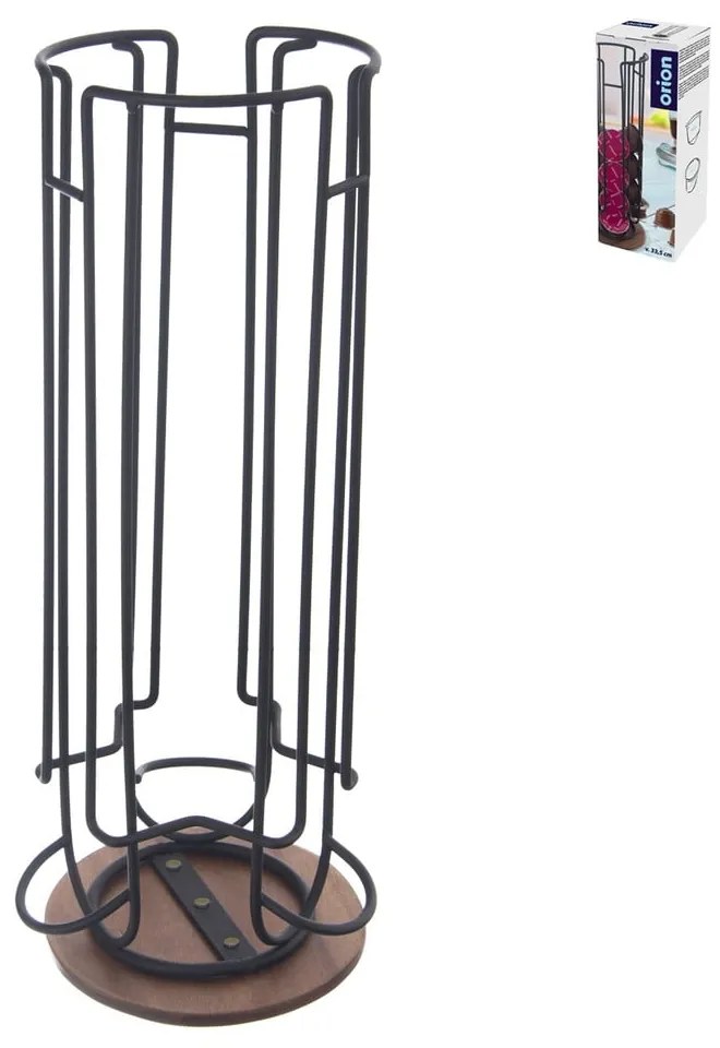 Čierny stojan na kapsule Radka – Orion