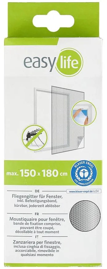 Okenná moskytiéra 150x180 cm biela