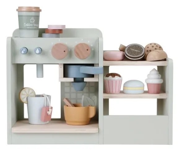 Little Dutch - Detský drevený kávovar s príslušenstvom BIG