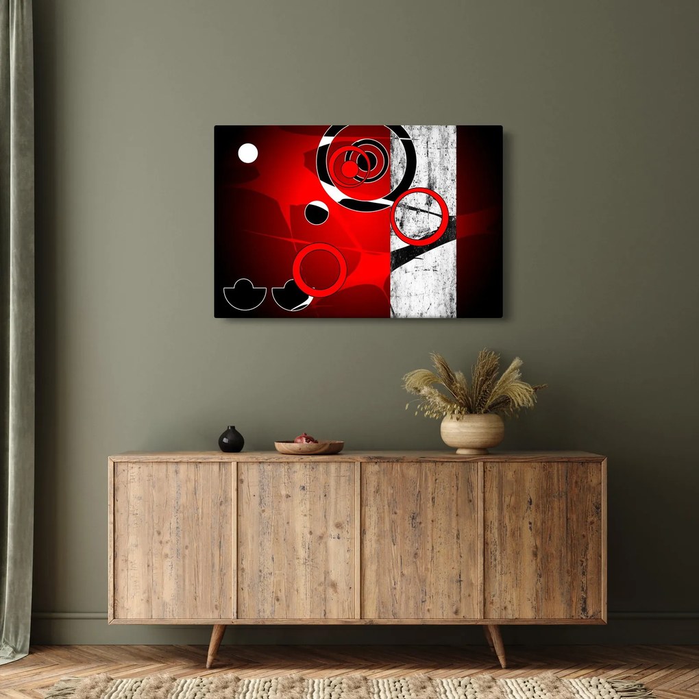 Obraz abstrakcie (90x60 cm)
