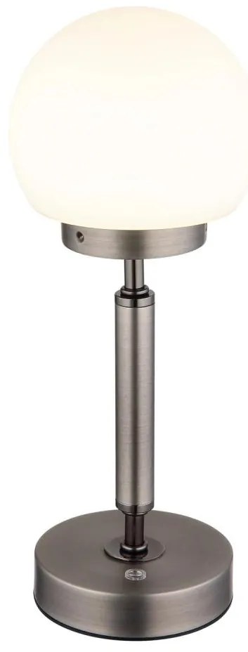 Globo 21033A-LED Nab. dot. stol. lampa HAKU LED/2,5W/5V 2700/4000/6500K antracit GL7925