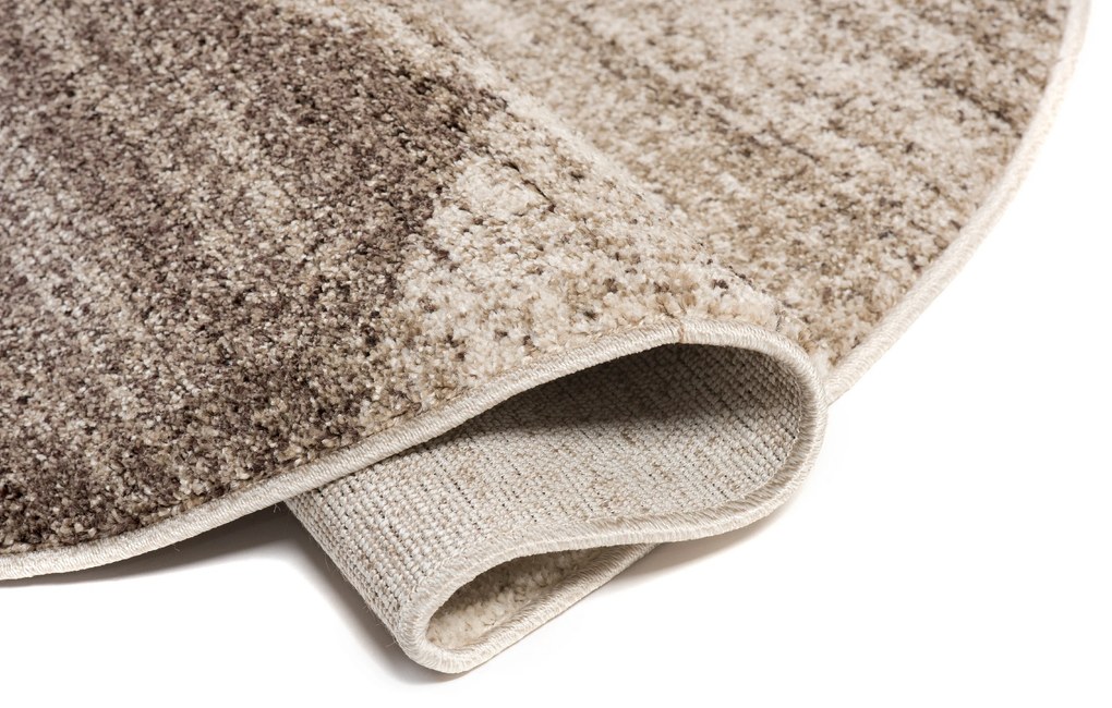 Koberec kruh K195B BEIGE SARI KOŁO 3UX Veľkosť: 130x130cm