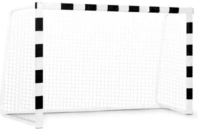 Futbalová tréningová bránka so sieťou 180x120 cm, čiernobiela, MultiGarden