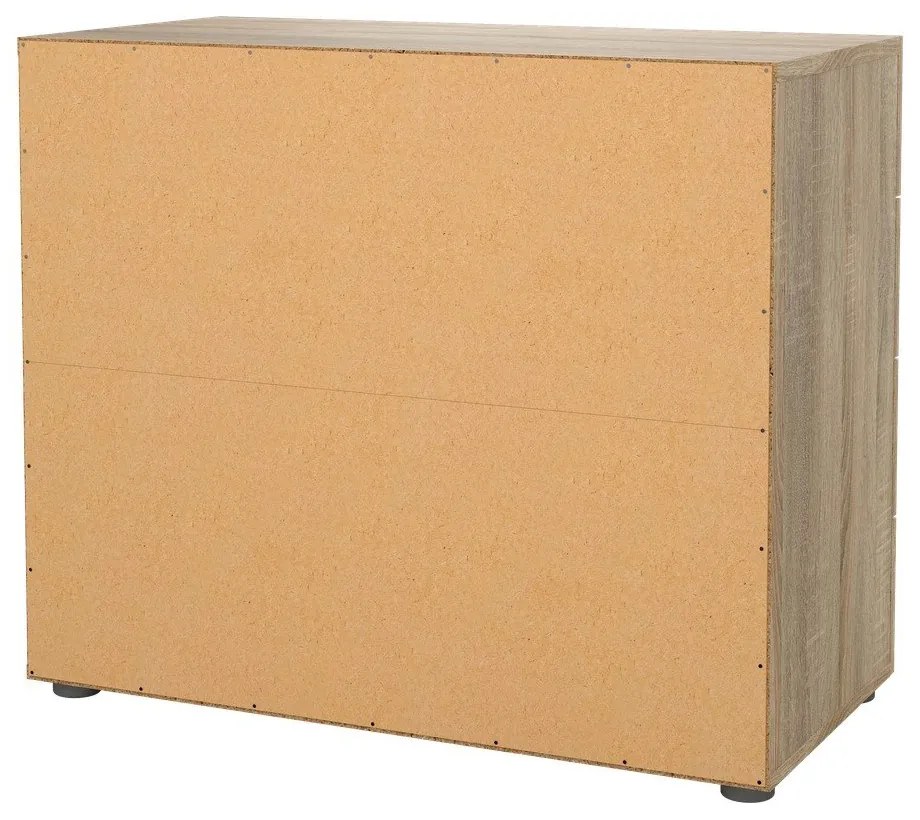 Komoda v dubovom dekore Tvilum Pepe, 80 x 68 cm