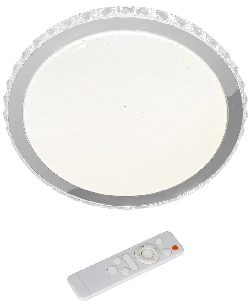 Stropné LED svietidlo Layla, 1x LED 33w, 3000-6000k, w/ch, s ovládačom