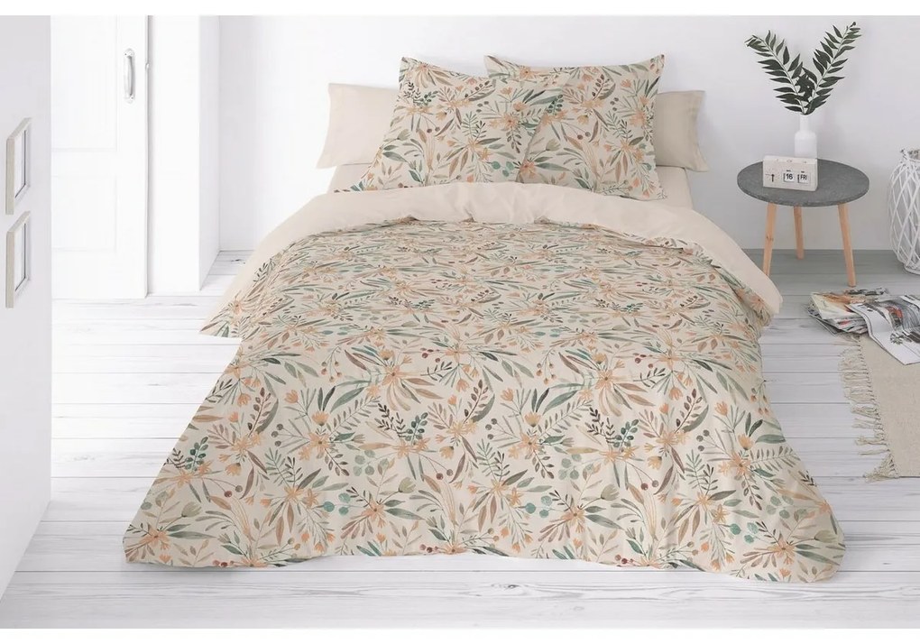 Obliečky zo zmesi bavlny a ľanu Lúka, 160 x 200 cm, 2 ks 70 x 80 cm