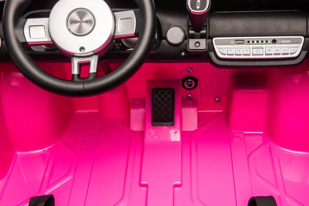 Elektrické autíčko pre deti Ford GT ružové