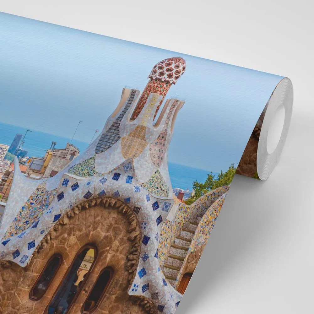 Samolepiaca fototapeta výhľad na Park Güell v Barcelone