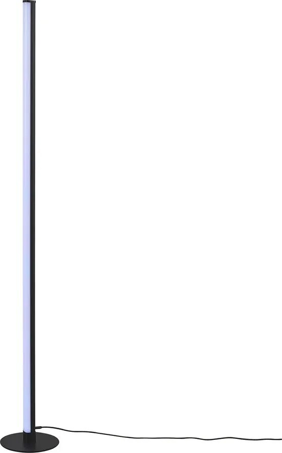 Čierna LED stojacia lampa (výška 110 cm) Tendo – Reality