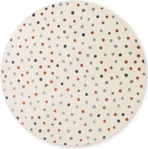 Koberec Hanse Home ADVENTURES KONFETTI krémový kruh