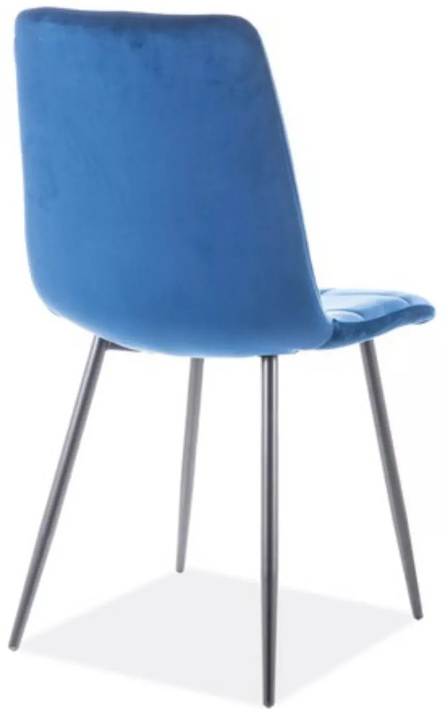 Sametová jídelní židle Mila - výber z 6 prevedení