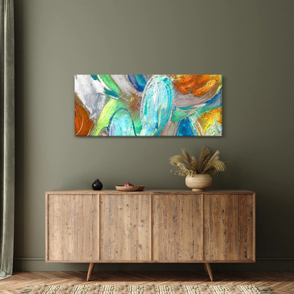 Obraz - Farebná abstrakcia (120x50 cm)