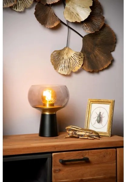 Lucide 05540/01/30 - Stolná lampa FARRIS 1xE27/25W/230V čierna