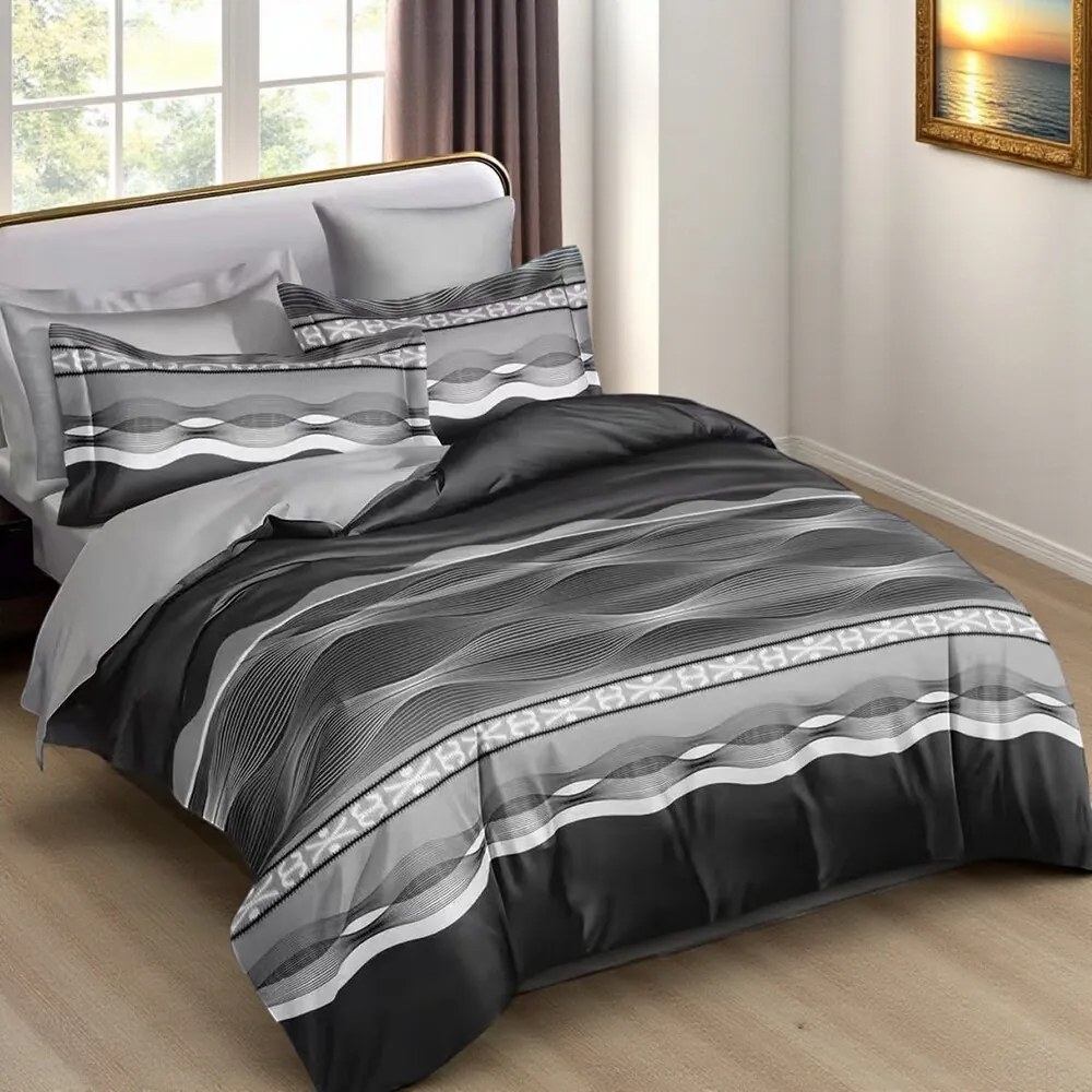 Posteľné obliečky REZOR WAVE 3-dielna sada 140x200 cm