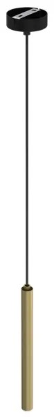 Luster na lanku YORU 1xG9/8W/230V 30 cm mosadz