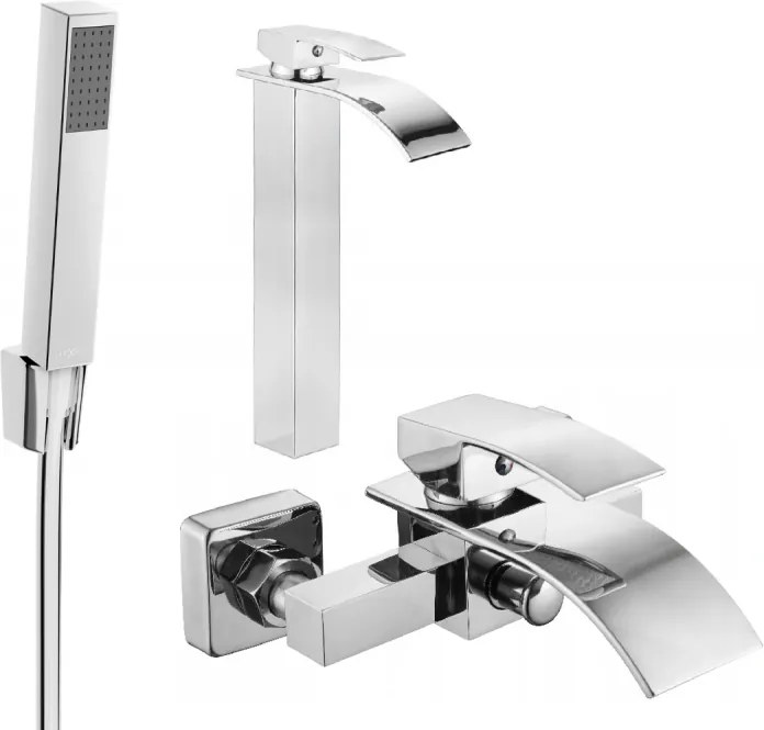 Mexen Aries R77 vaňová súprava, chrómová - 744813R77-00