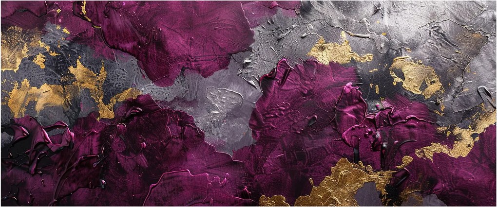 Obraz - Textúrovanie abstrakcie (120x50 cm)