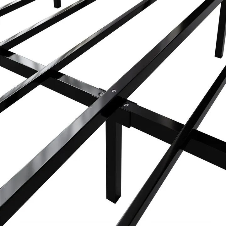 Dizajnová posteľ 180 x 200 čierna s LED podsvietením