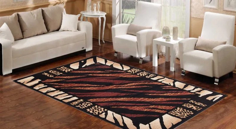 TA Koberec J313A ČIERNY ATLAS PP Rozmer: 80x150 cm