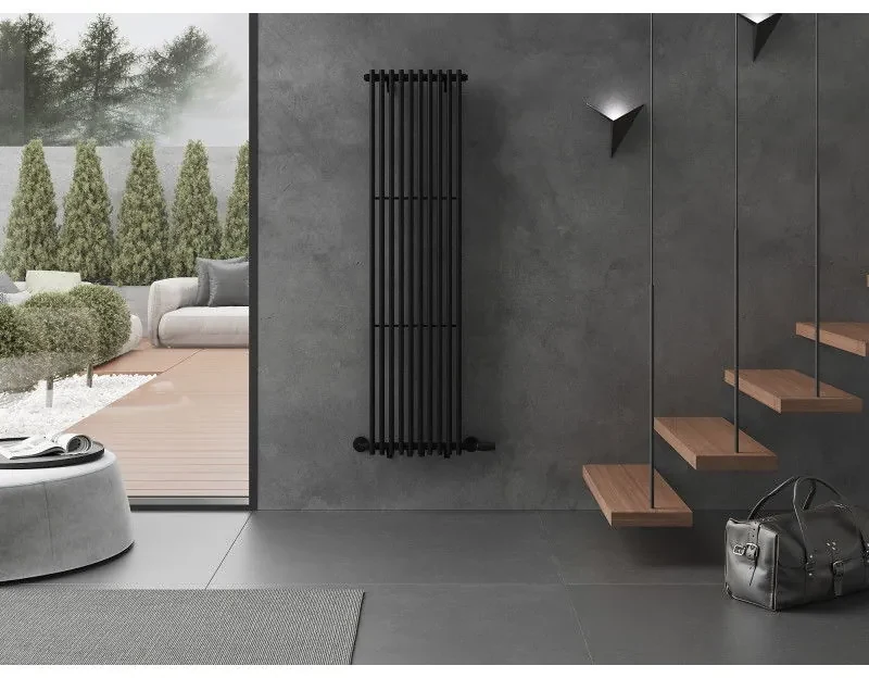 Mexen Tulsa, vykurovacie teleso 1600 x 420 mm, 613 W, čierna, W219-1600-420-00-70