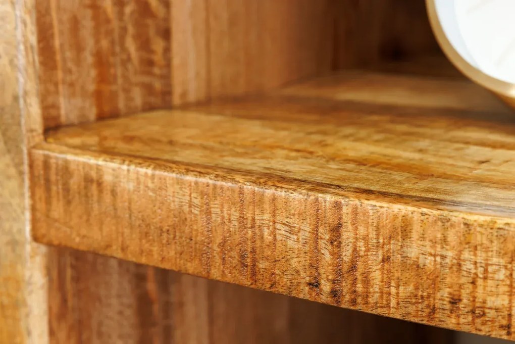 Polica IRON CRAFT 160 × 156 cm Mango Natural