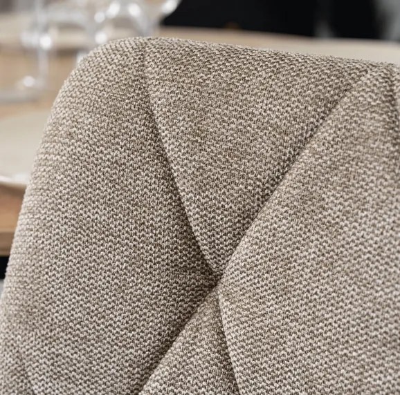 Vintino kreslo LIBRA tkanina -bežová farba, nohy sivé - vintino.sk