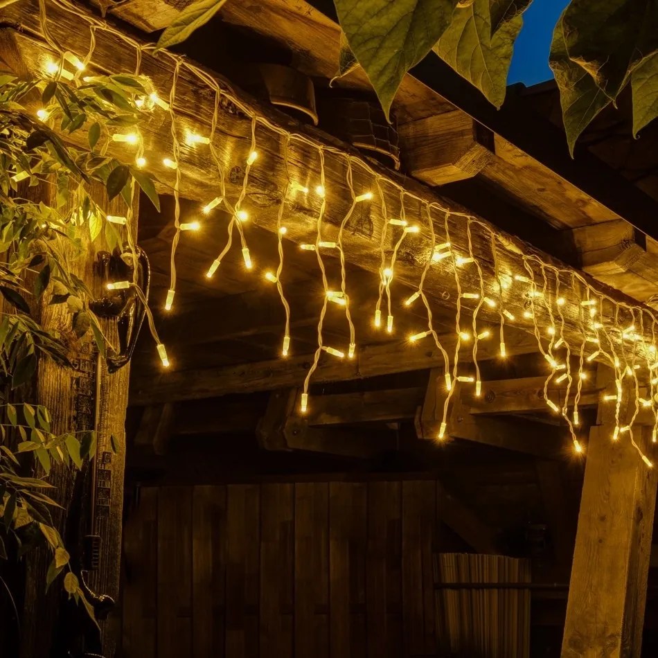 DECOLED LED rampouchy světelné 3× 0,5 m, teple bílá, 114 diod, IP67, bílý kabel