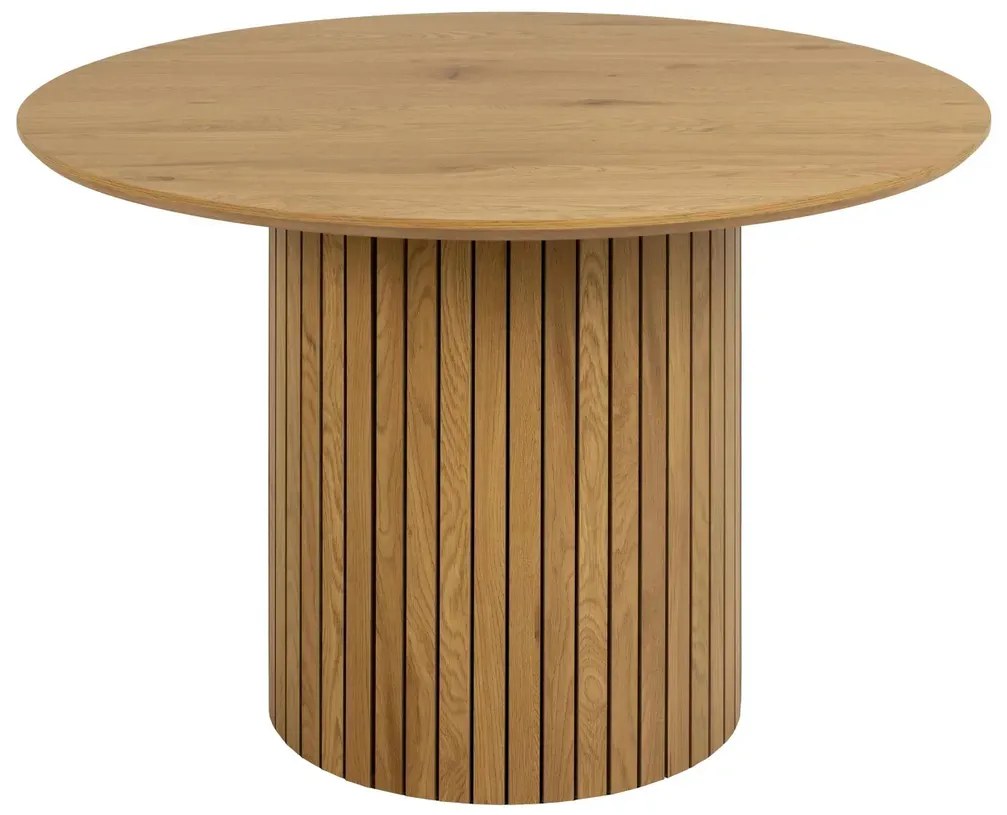 Okrúhly jedálenský stôl Yale 120 cm divoký dub