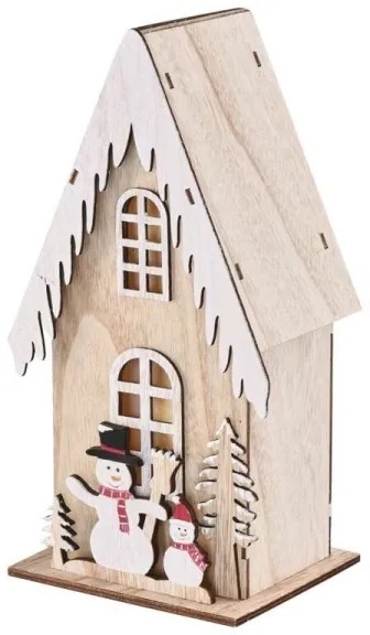 LED Vianočná dekorácia 3xLED/2xAA béžová